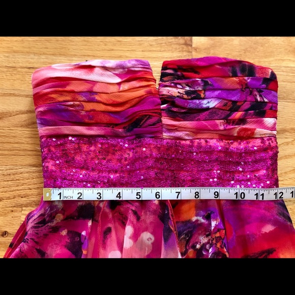 Roberta high-low strapless dress size 3/4 - Picture 5 of 7